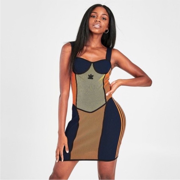 Adidas originals X Paolina Russo Knitted Dress Size Medium - Picture 3 of 13